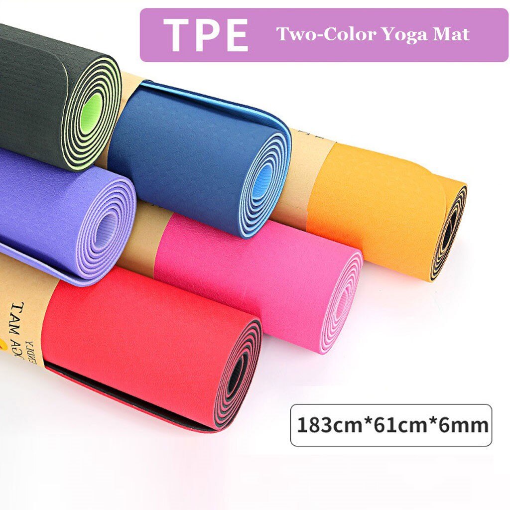 183*61cm Yoga Mats With Carring Bag Thick Hot Yoga Pilates Mats Gymnastics Balance Pads Fitness Mats Non-Slip Dance Pads