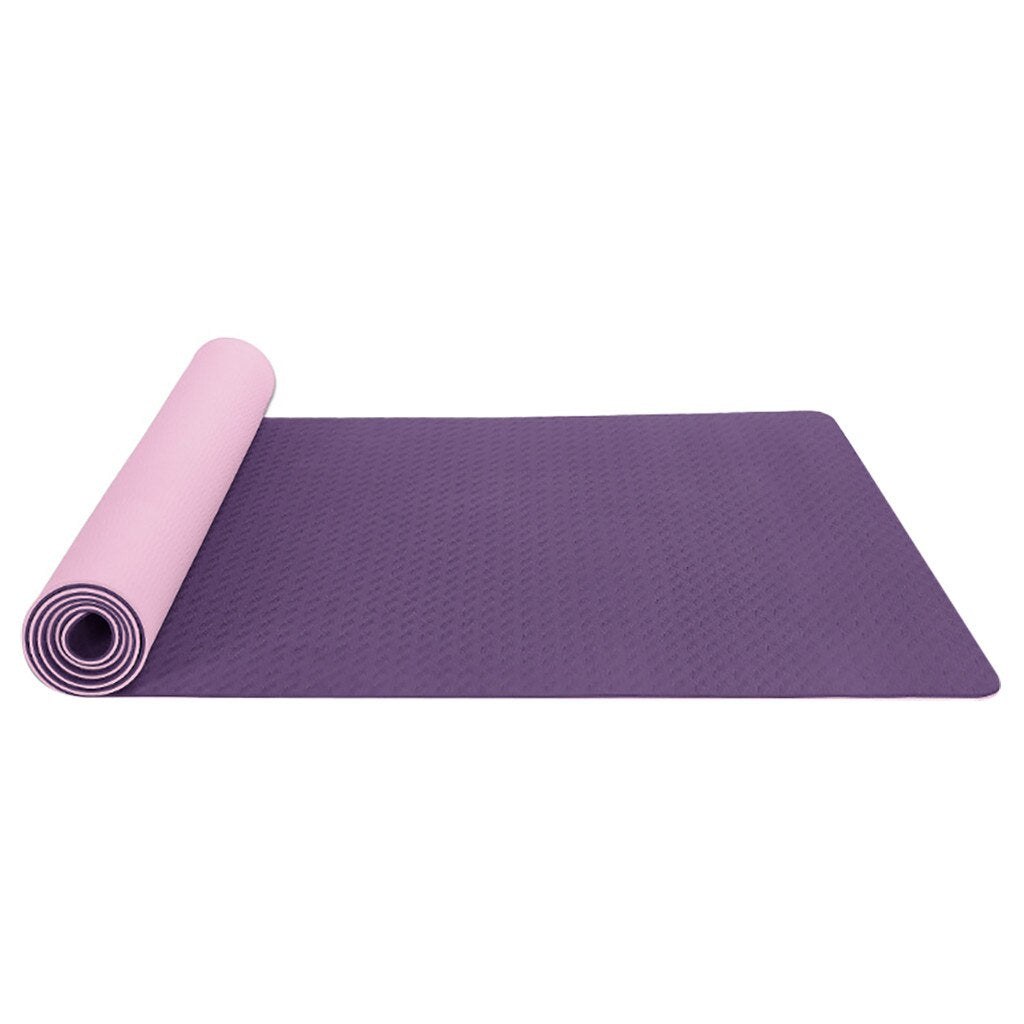 1830*610*6mm TPE Yoga Mat with Position Line Non Slip Carpet Mat For Beginner Environmental Fitness Gymnastics Mats Dropship