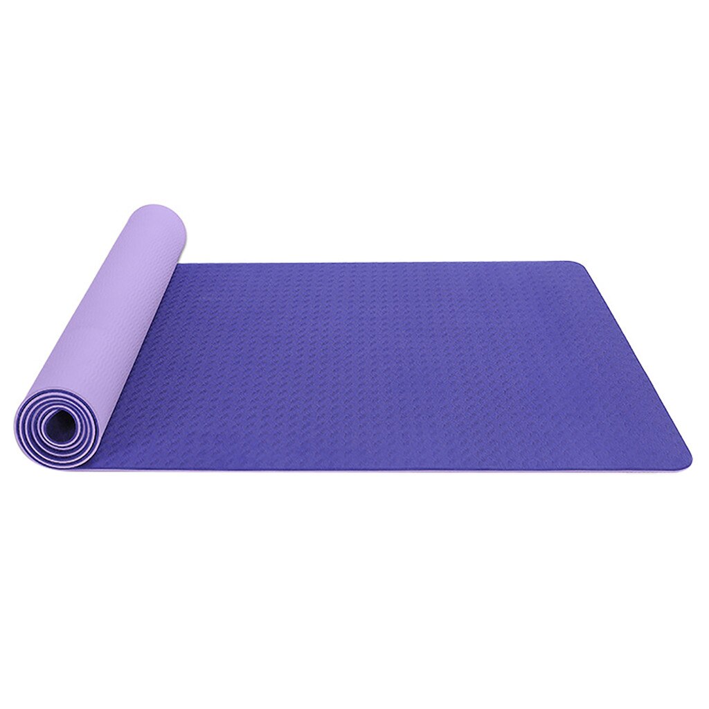 1830*610*6mm TPE Yoga Mat with Position Line Non Slip Carpet Mat For Beginner Environmental Fitness Gymnastics Mats Dropship