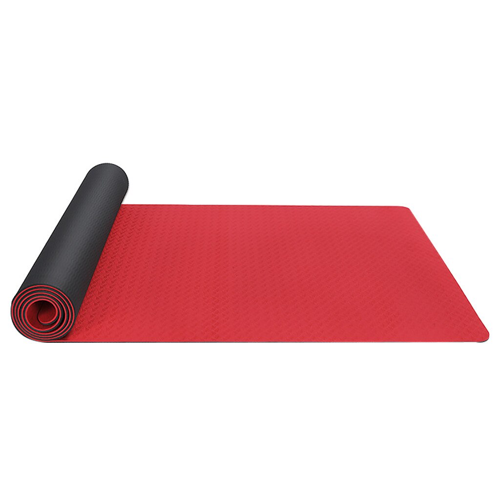 1830*610*6mm TPE Yoga Mat with Position Line Non Slip Carpet Mat For Beginner Environmental Fitness Gymnastics Mats Dropship