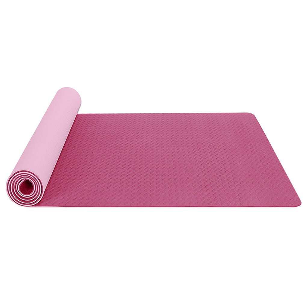 1830*610*6mm TPE Yoga Mat with Position Line Non Slip Carpet Mat For Beginner Environmental Fitness Gymnastics Mats Dropship