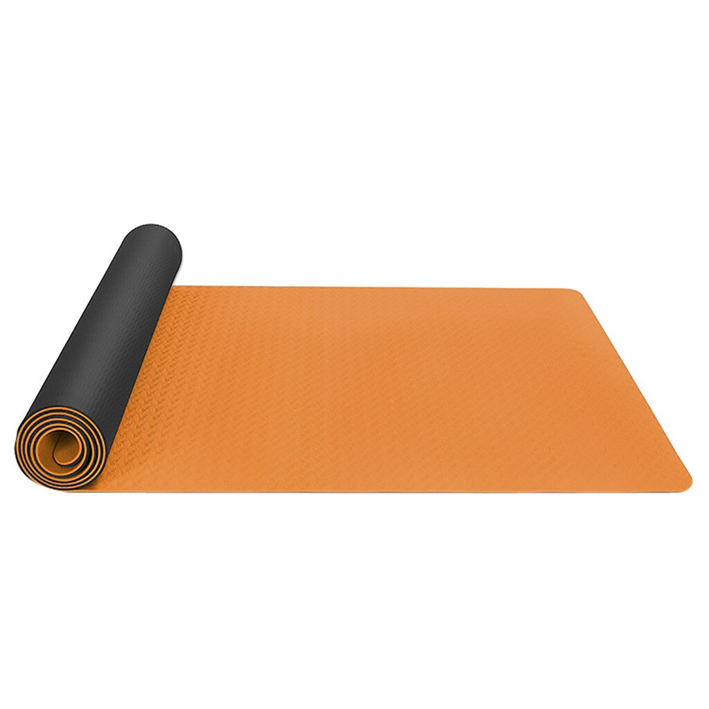 1830*610*6mm TPE Yoga Mat with Position Line Non Slip Carpet Mat For Beginner Environmental Fitness Gymnastics Mats Dropship