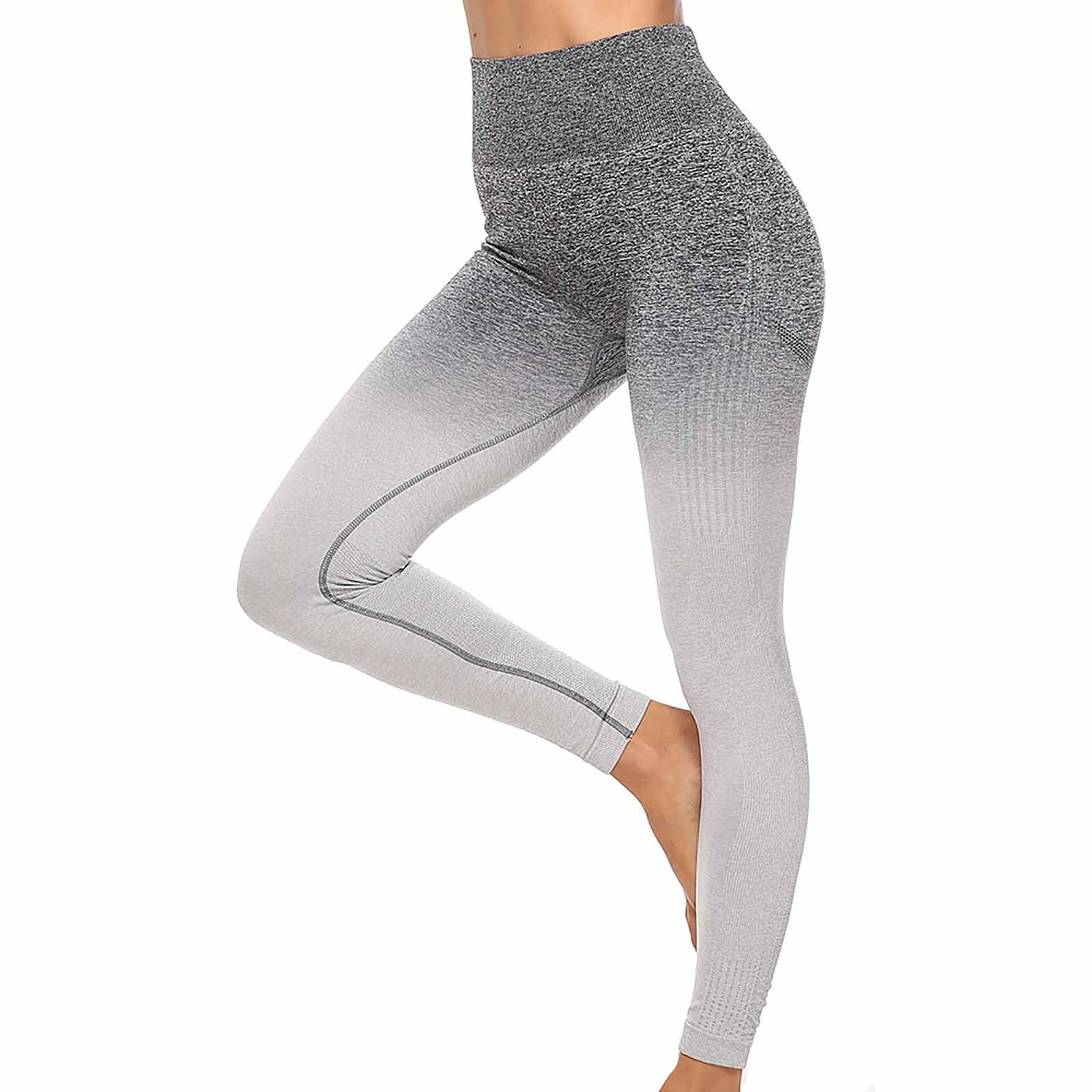 2021 New Women Gradient Color Exercise To Lift Buttocks Women Fitness Leggings High Waist Gym Pants Tight Yoga Pants