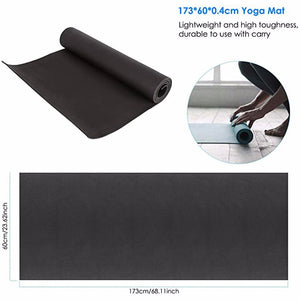 4mm Eva Thick Durable Yoga Mat Non-slip Exercise Fitness Pad Mat Outdoor Indoor Yoga Equipment Yoga Mat Women Sport Pad Mat #N