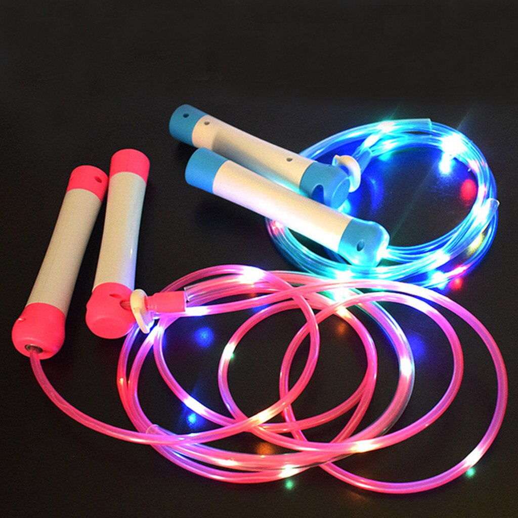 Jump Ropes Led Skipping Random Color Kids Children Single Luminous Body Exercise Fitness Light Up