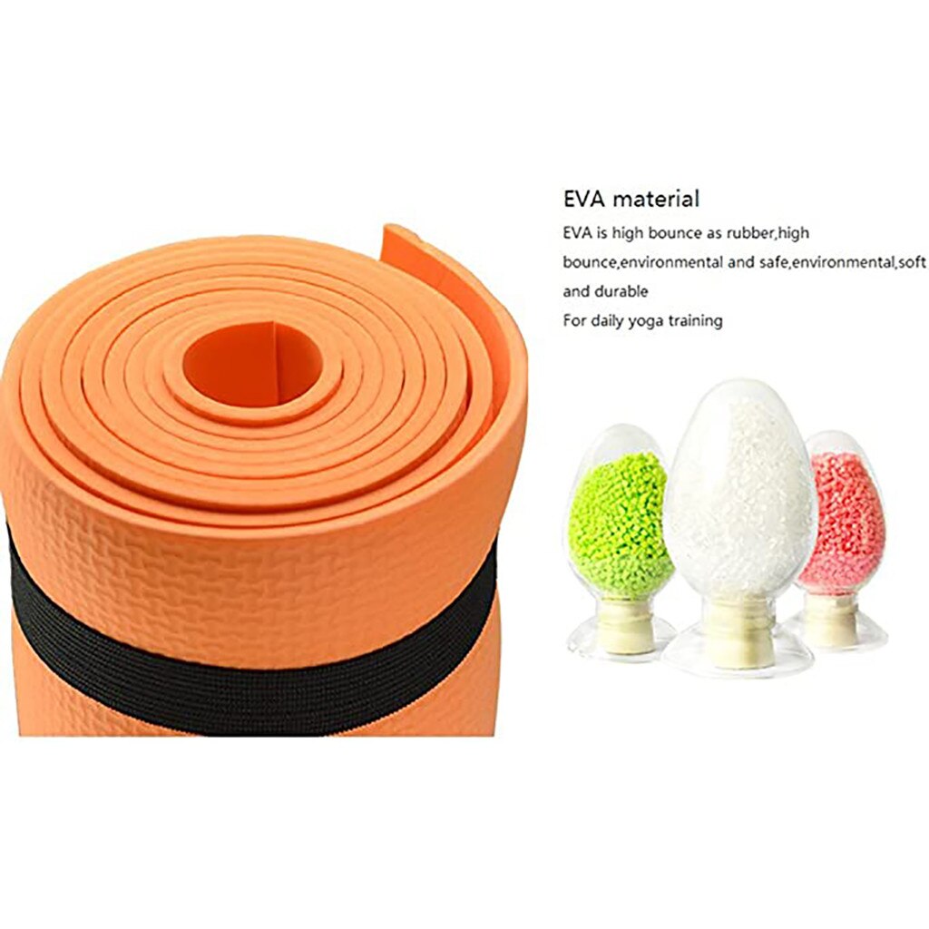 Senior 4mm Eva Thick Durable Yoga Mat Non-slip Exercise Fitness Pad Mat Outdoor Indoor Yoga Equipment Yoga Mat Yoga Esteras #Z