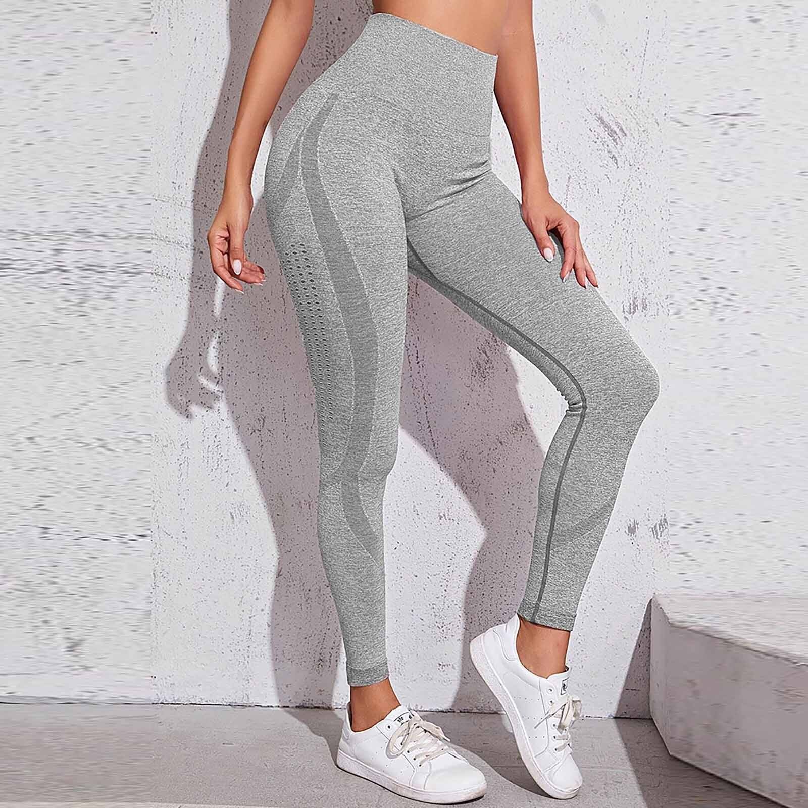 Women Pure Color Breathable Exercise To Bodybuilding Pants Tight Shorts Buttocks High Waist Tight Yoga Pants Trousers