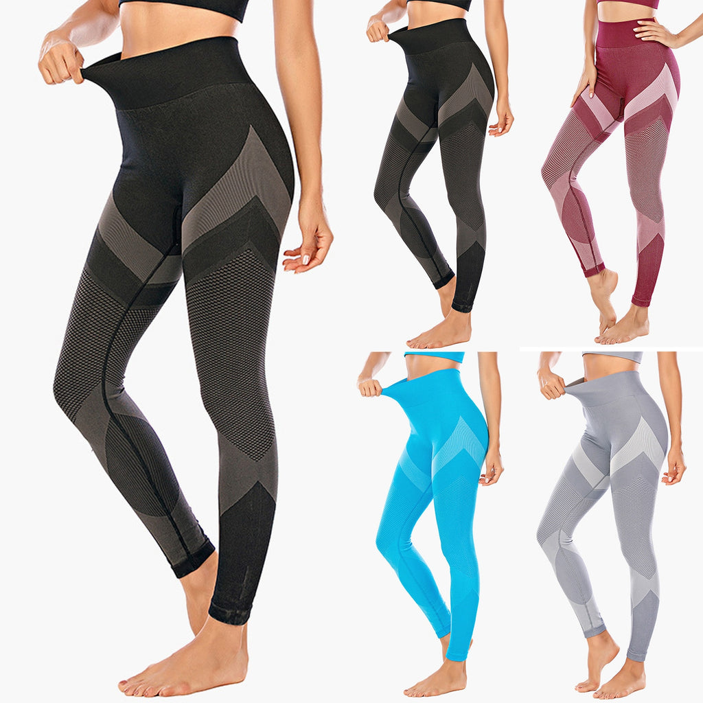 Women's Push Up Running Women Fitness Leggings Print Patchwork Casual Leggings Fitness Sports Running Yoga Athletic Pants