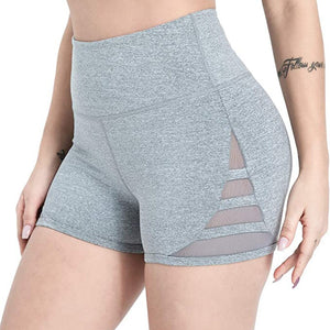 Women's Streetwear Joggers Shorts High Waist Fitness Running Trousers Pants Seamless Leggings Non-Perspective Yoga Shorts