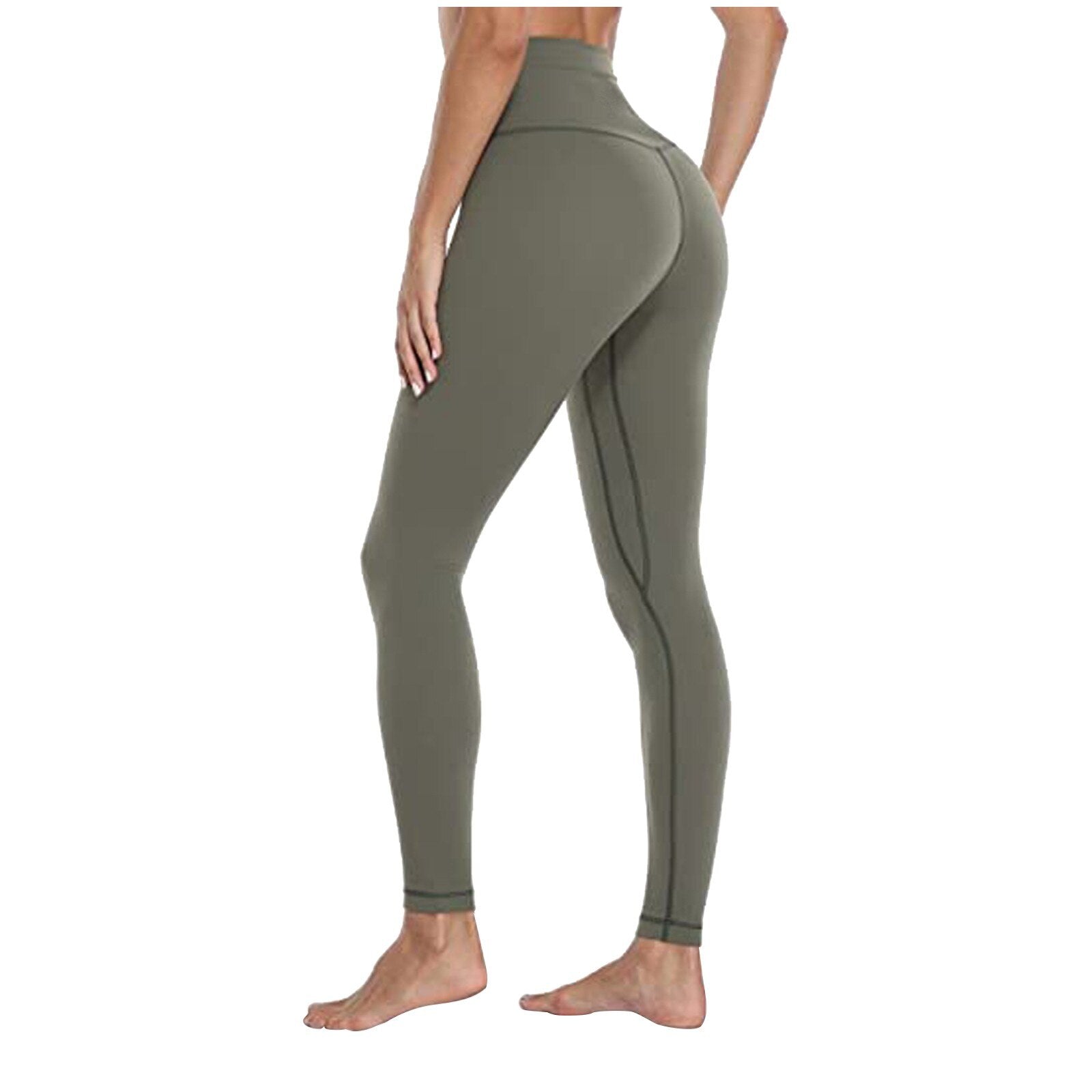Womens Plus Size Comfort High Waisted Pant Women Stretch Yoga Leggings Fitness Running Sports Full Length Active Pants