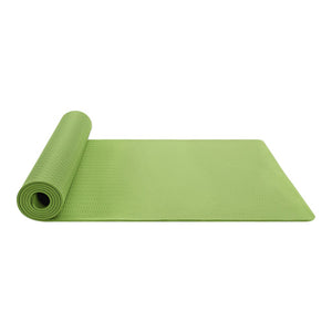 Yoga Mat Fitness Gym Cushion Pad 6mm Non-slip Elastic Band Mat Bag for Indoor Pilates Exercise Body Building Weight Sports