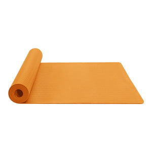 Yoga Mat Fitness Gym Cushion Pad 6mm Non-slip Elastic Band Mat Bag for Indoor Pilates Exercise Body Building Weight Sports