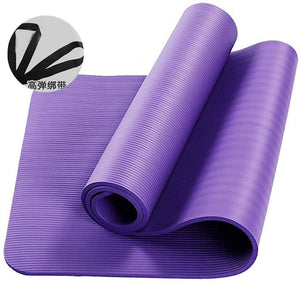 Yoga Mat Non-Slip Fitness Exercise Workout Yoga Mattress Camping Picnic Mat Baby Kids Crawl Pad 183 x 60 x 1cm