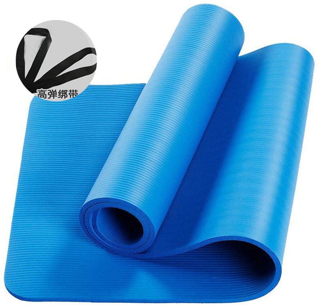 Yoga Mat Non-Slip Fitness Exercise Workout Yoga Mattress Camping Picnic Mat Baby Kids Crawl Pad 183 x 60 x 1cm