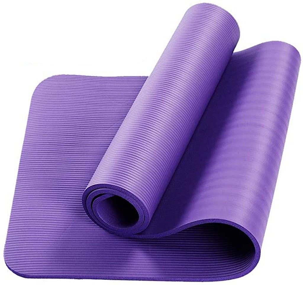 Yoga Mat Non-Slip Fitness Exercise Workout Yoga Mattress Camping Picnic Mat Baby Kids Crawl Pad 183 x 60 x 1cm