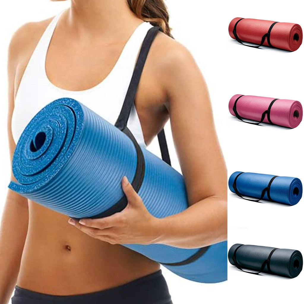 Yoga Mat Waterproof and dustproof Widened Thickened Fitness Mat Beginner Yoga Mat comfortable and soft Dropshipping